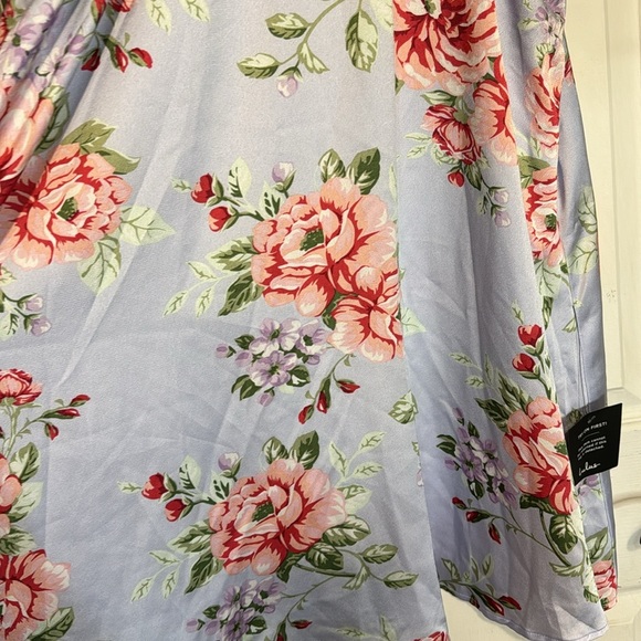 NWT Lulus Floral Halter Top Swing Dress Tie Back Lined Size Small - Picture 3 of 10